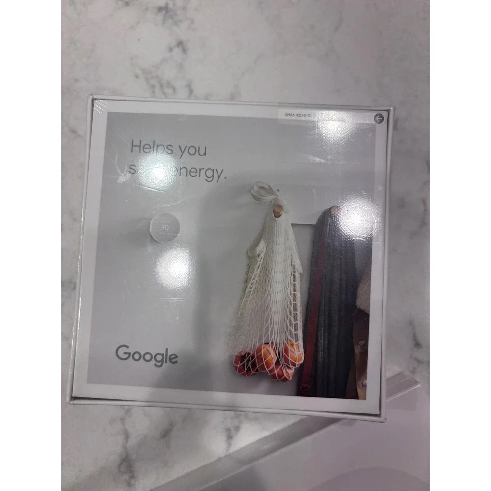 Google Nest‎ Thermostat Snow White with Trim Kit Bundle GA01334-US New Sealed